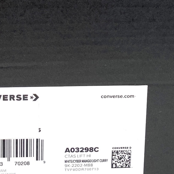 Converse Chuck Taylor Lift Platform High Yellow White Women Canvas Shoes A03298C - Picture 6 of 7